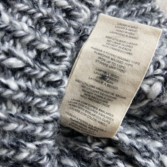 Play Up Baby Infant Winter Grey/White Yarn Knit Button Down Sweater - Picture 7 of 7